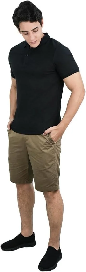 پولوشرت مردانه اسلیم فیت: بافت وافل کشی 3G ممتاز