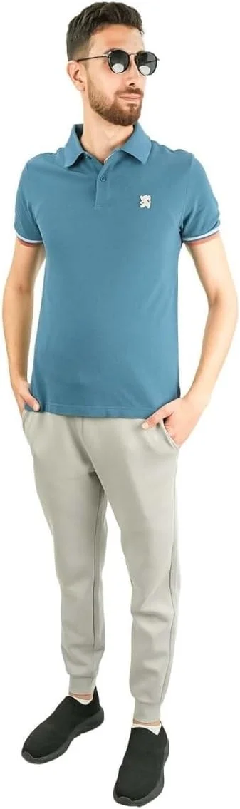 پولوشرت مردانه: مدل کلاسیک پیکوئه، یقه نوک تیز، جزئیات گلدوزی شده