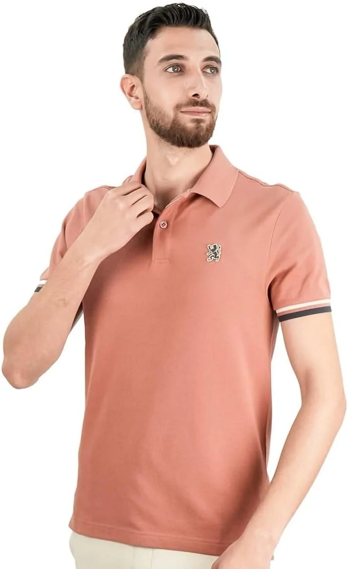 پولوشرت مردانه: مدل کلاسیک پیiqué، یقه نوک تیز، جزئیات گلدوزی شده