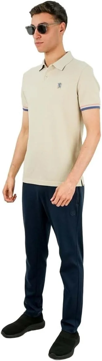 پولوشرت مردانه: کلاسیک پنبه‌ای، یقه نوک‌دار، جزئیات گلدوزی شده