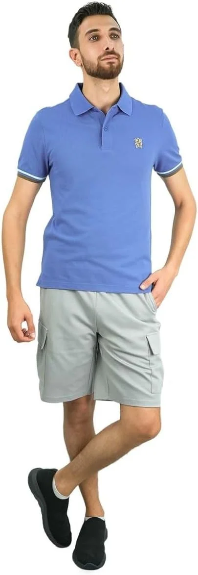 پولوشرت مردانه: مدل کلاسیک پیکوئه، یقه نوک تیز، جزئیات گلدوزی شده