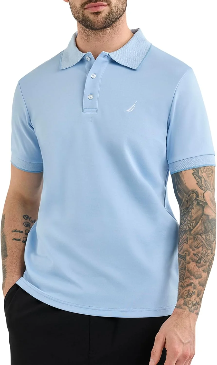 پولوشرت مردانه ناتیکا مدل N1R02986 آبی طبیعی کلاسیک