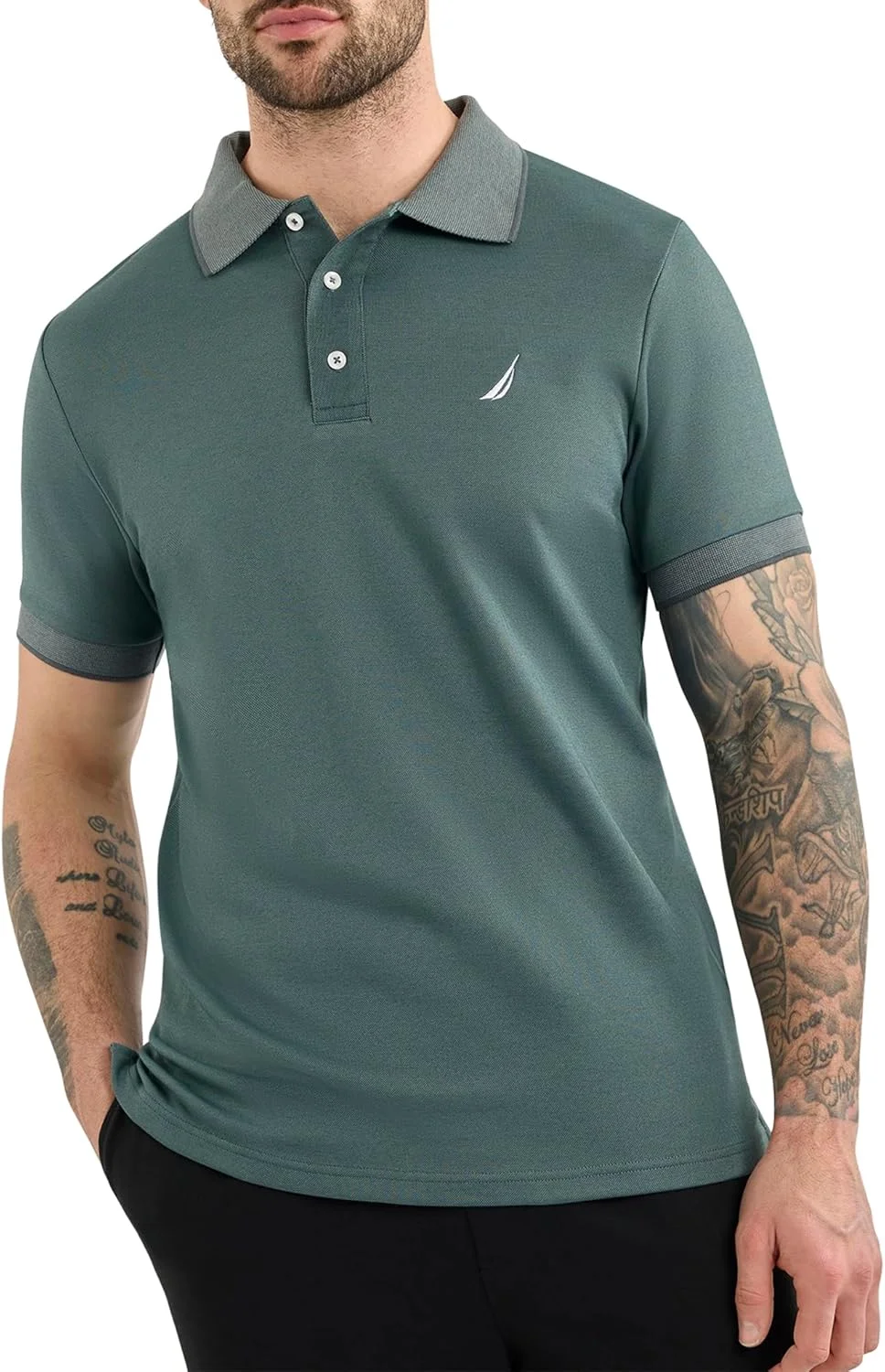 پولوشرت مردانه ناتیکا مدل N1R02986 خاکستری سایه روشن کلاسیک