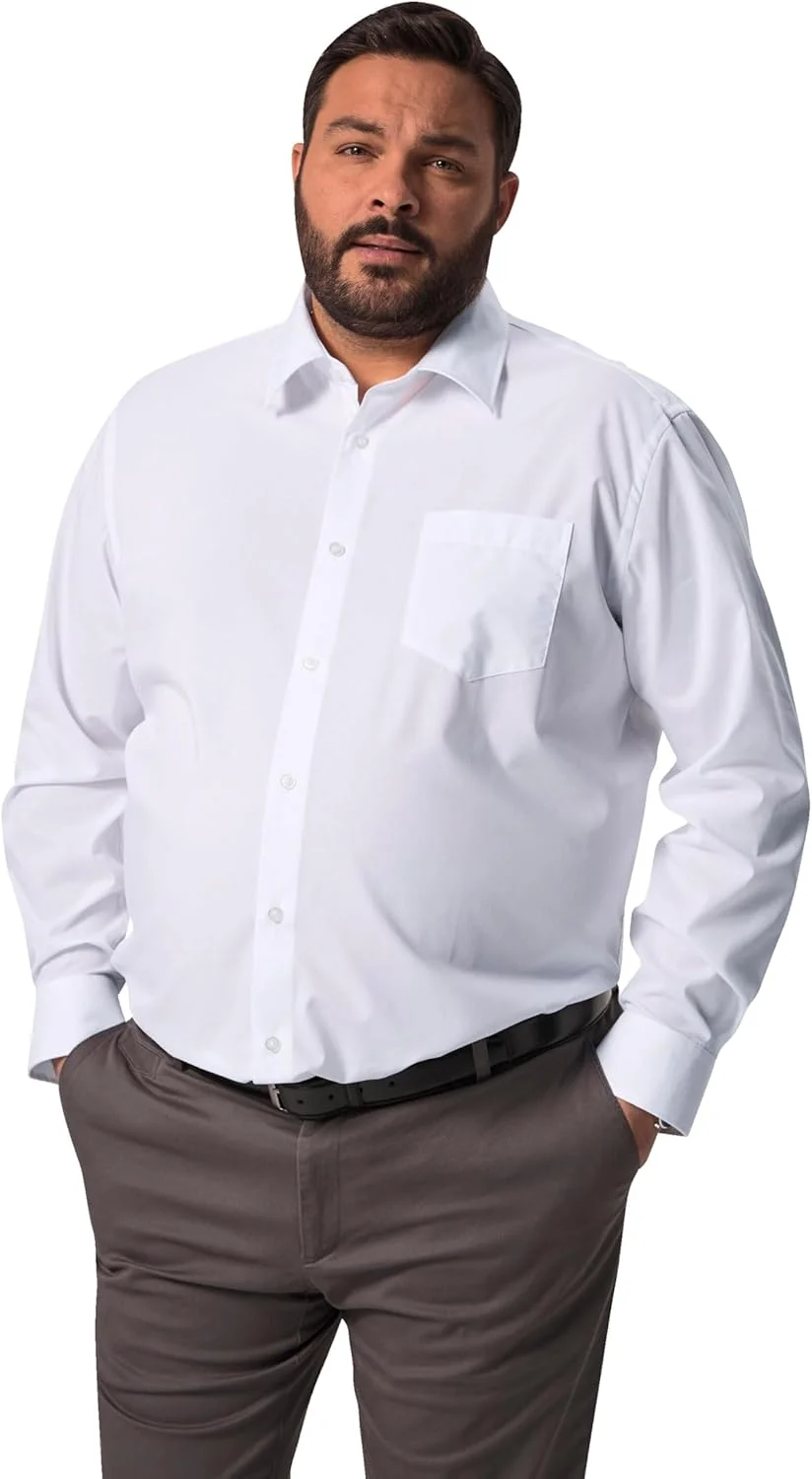 پیراهن مردانه پلاس، یقه کلاسیک، آستین بلند، مراقبت آسان