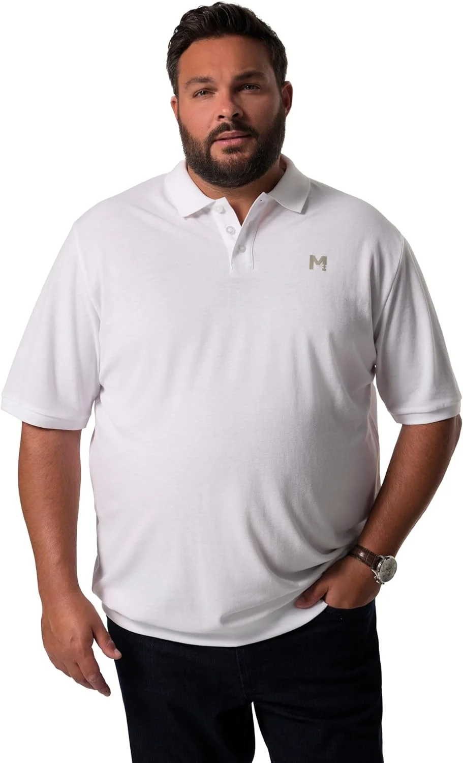 پولوشرت مردانه پلاس، بسته 2 عددی، مناسب شکم، پایه، پیکوئه، آستین کوتاه، تا سایز 10 ایکس لارج