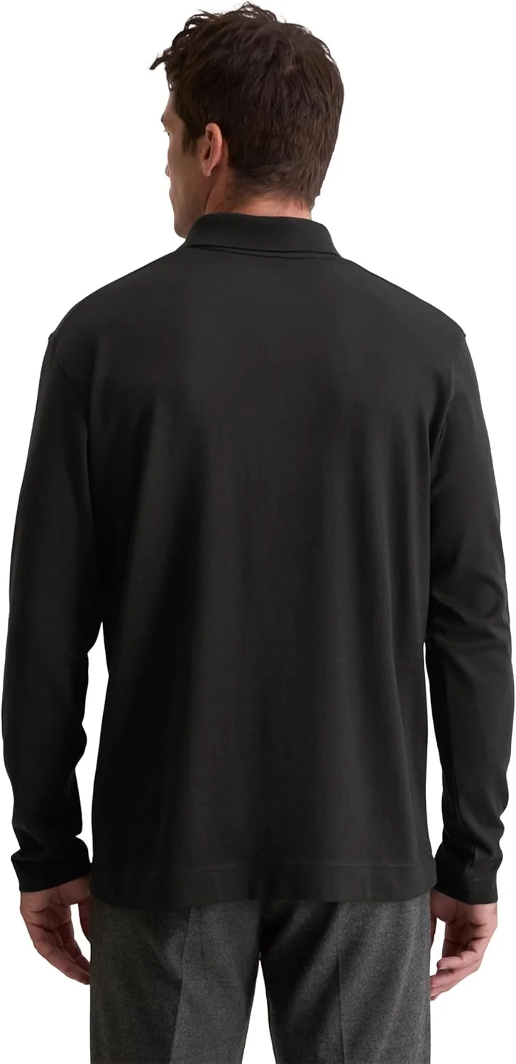 پولوشرت آستین بلند مردانه مارک اوپولو ساخته شده از پنبه ارگانیک، برش معمولی پولوشرت آستین بلند مردانه مارک اوپولو ساخته شده از پنبه ارگانیک، برش معمولی