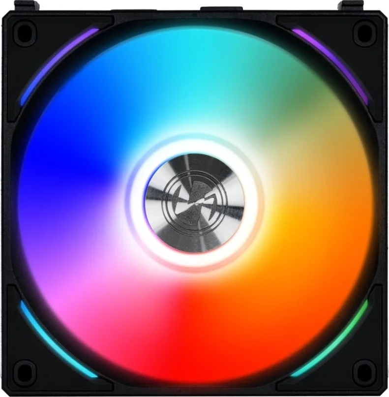 فن تکی ۱۲۰ میلی‌متری مشکی Lian Li UNI FAN AL120 با نورپردازی RGB قابل تنظیم