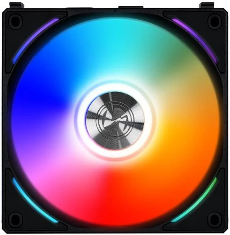 فن تکی 120 میلی‌متری مشکی Lian-Li UNI Fan AL120 V2، ساخته شده از مواد PBT+PC+آلومینیوم، سرعت فن تا 1900 دور در دقیقه، جریان هوای 64.5 CFM، بسته‌بندی 1 عددی | G99.12ALV21B.00