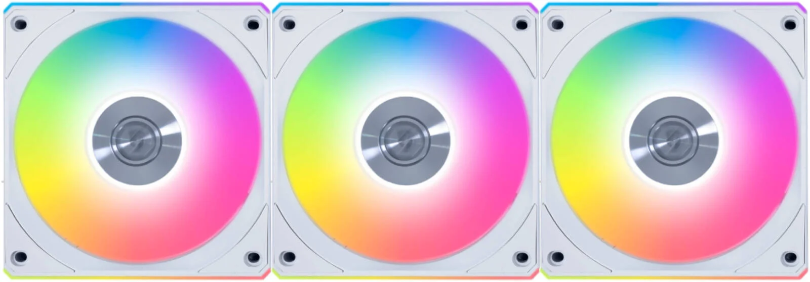 فن کیس بی سیم معکوس Lian-Li UNI FAN CL، سایز فن 120 میلی متر، سرعت فن 2100 دور در دقیقه، جریان هوای فن 72.73 CFM، نوع بلبرینگ FDB، جنس PBT / PC / آلومینیوم، بسته 3 عددی، سفید | 12RCL1W3W