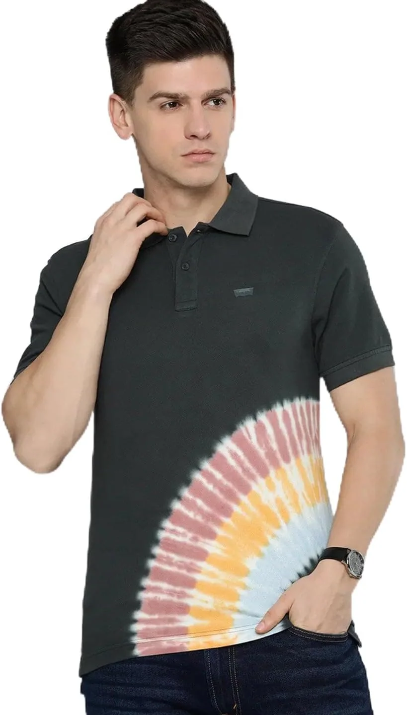 تی شرت پولو مردانه لیوایز مدل A7902-0006، مشکی، سایز M