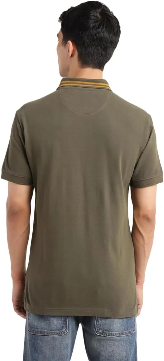 تی شرت پولو مردانه Levi's مدل Slim Fit، سبز، سایز M