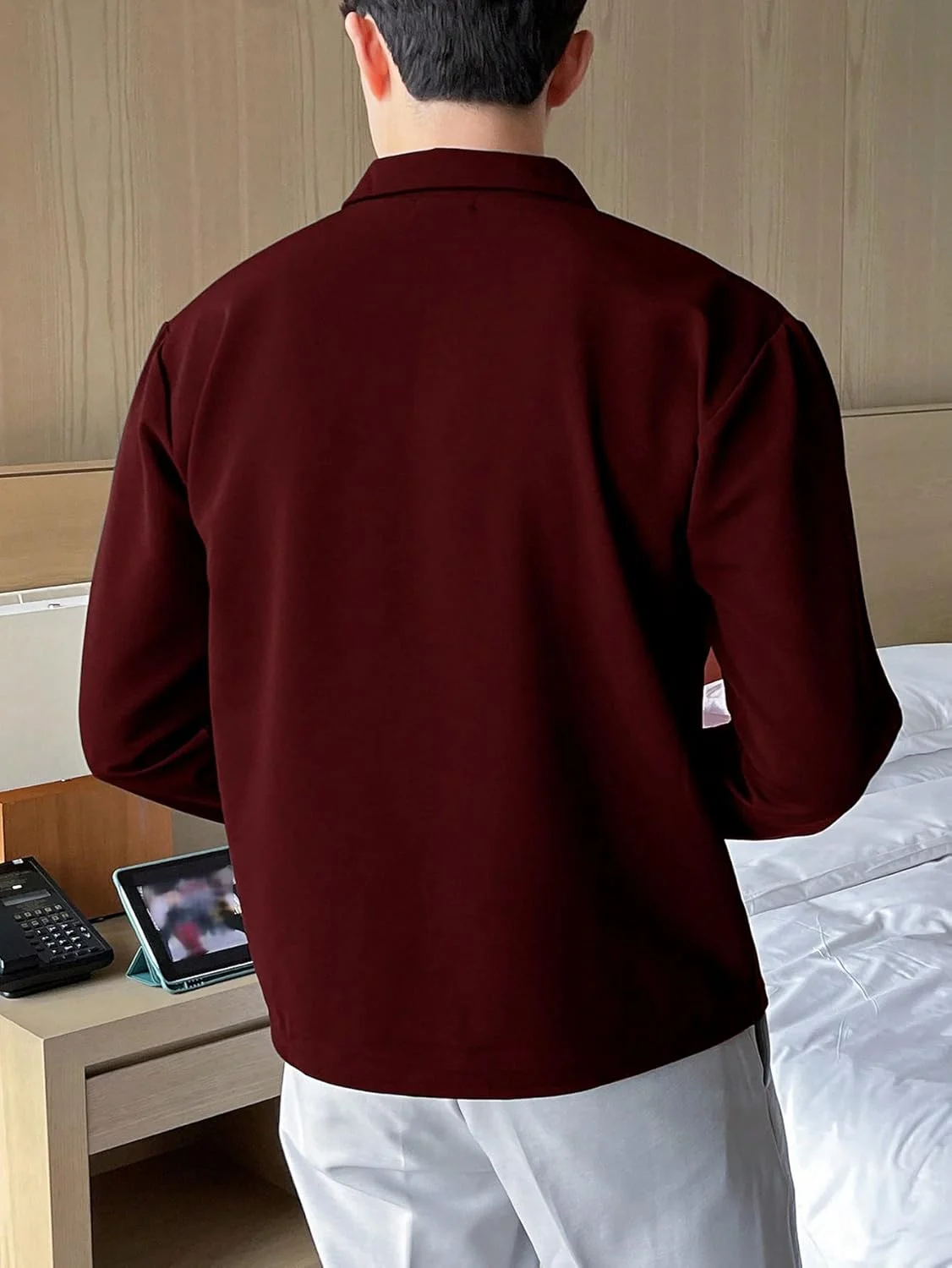 تی شرت پولو آستین بلند مردانه مدرن Leriya Fashion LF-MT-1110 تی شرت پولو آستین بلند مردانه مدرن Leriya Fashion LF-MT-1110