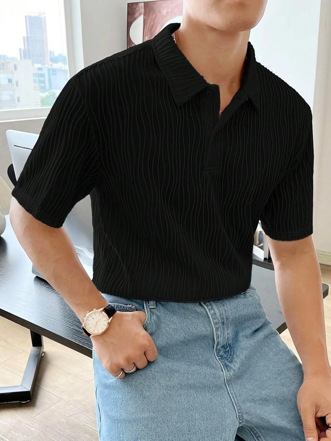 تی شرت مردانه مدل Leriya Fashion