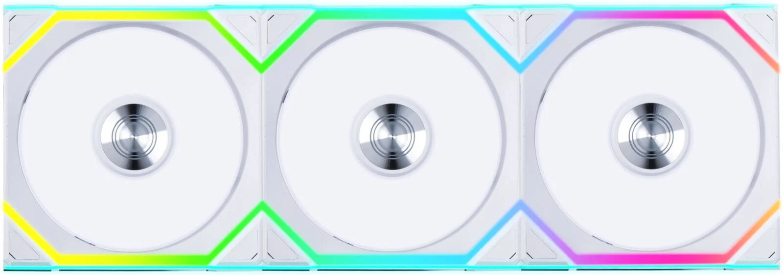 فن کیس بی سیم Lian-Li UNI FAN SL، سایز فن 120 میلی متر، سرعت فن 2000 دور در دقیقه، جریان هوای 64.05 CFM، نوع بلبرینگ دینامیک سیال، جنس PBT، بسته 3 عددی، مشکی | G99.12SL1W3W.00