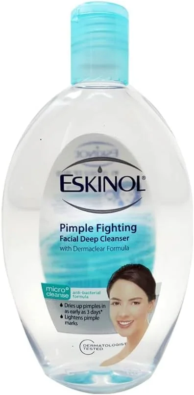 پاک کننده عمیق صورت اسکینول، مبارزه با جوش، فرمول ضد باکتری، 225 میلی لیتر پاک کننده عمیق صورت اسکینول، مبارزه با جوش، فرمول ضد باکتری، 225 میلی لیتر
