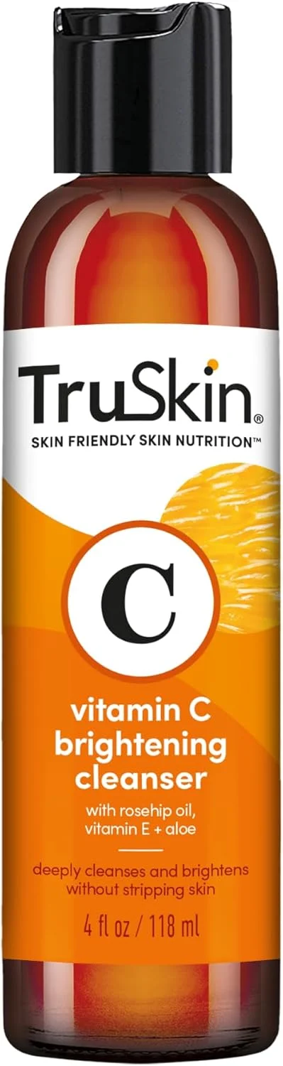 شوینده صورت روزانه ویتامین C TruSkin - شوینده ترمیم کننده و ضد پیری صورت برای انواع پوست حاوی 15% ویتامین C، آلوئه ورا، MSM و روغن گل رز شوینده صورت روزانه ویتامین C TruSkin - شوینده ترمیم کننده و ضد پیری صورت برای انواع پوست حاوی 15% ویتامین C، آلوئه ورا، MSM و روغن گل رز