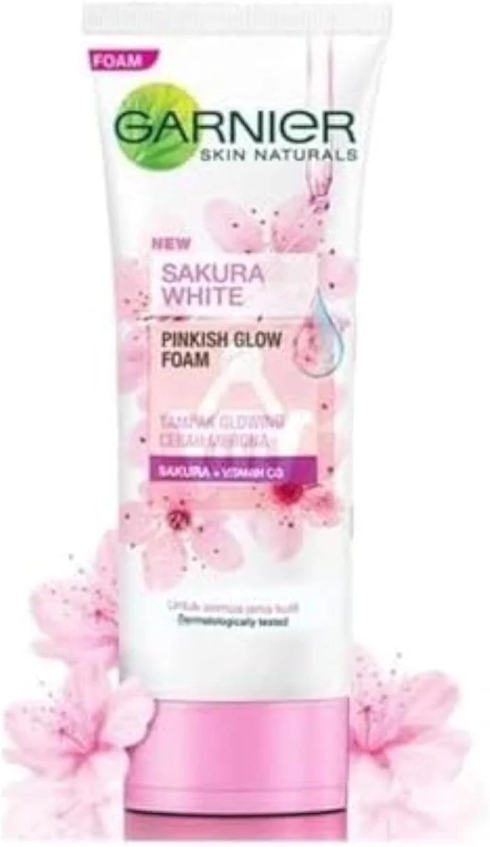 ژل شستشوی صورت گارنیه SAKURA WHITE PINKISH GLOW - 100 میلی لیتر، 1، SAKURA GLOW ژل شستشوی صورت گارنیه SAKURA WHITE PINKISH GLOW - 100 میلی لیتر، 1، SAKURA GLOW