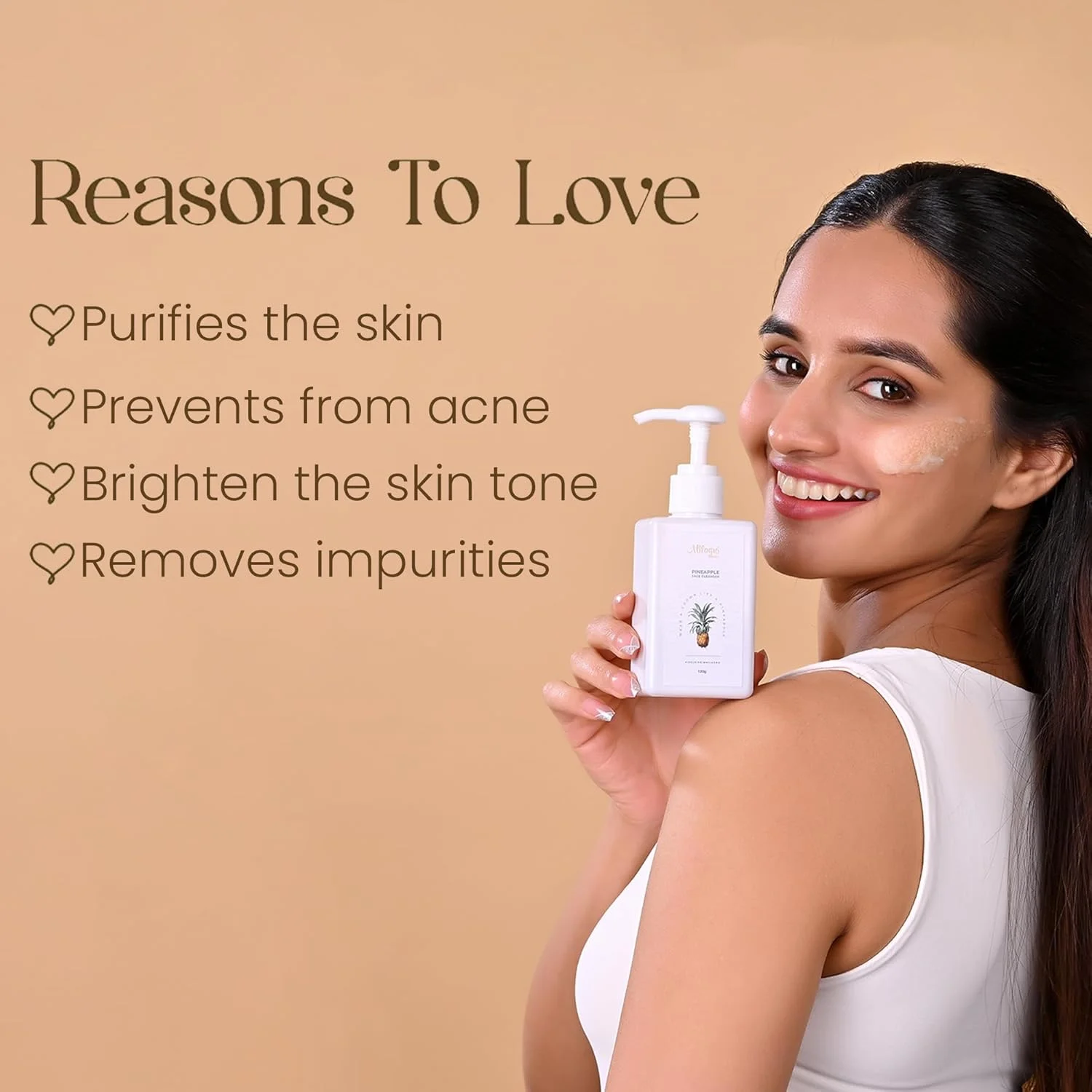 ژل پاک کننده صورت آناناس میلاگرو بیوتی، شوینده ملایم و غیرکف کننده صورت مناسب انواع پوست، آقایان و بانوان (120 میلی لیتر) ژل پاک کننده صورت آناناس میلاگرو بیوتی، شوینده ملایم و غیرکف کننده صورت مناسب انواع پوست، آقایان و بانوان (120 میلی لیتر)