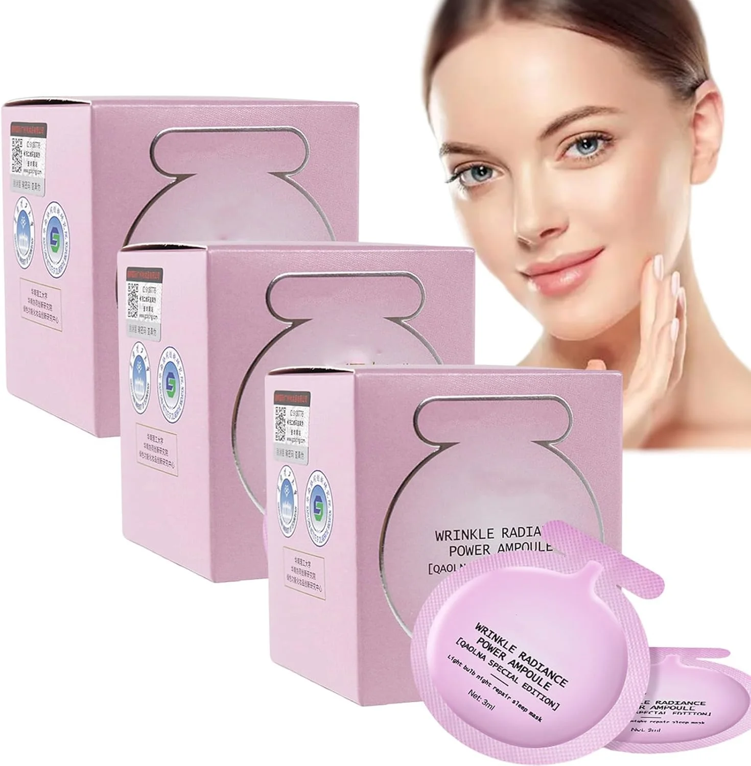 ماسک صورت کلاژن سفت کننده، ماسک سفت کننده کلاژن مراقبت از پوست، ماسک صورت خواب بدون شستشو، کرم ژل مرطوب کننده ضد پیری و سفت کننده ضروری، ماسک صورت ضد چروک (3 جعبه) ماسک صورت کلاژن سفت کننده، ماسک سفت کننده کلاژن مراقبت از پوست، ماسک صورت خواب بدون شستشو، کرم ژل مرطوب کننده ضد پیری و سفت کننده ضروری، ماسک صورت ضد چروک (3 جعبه)