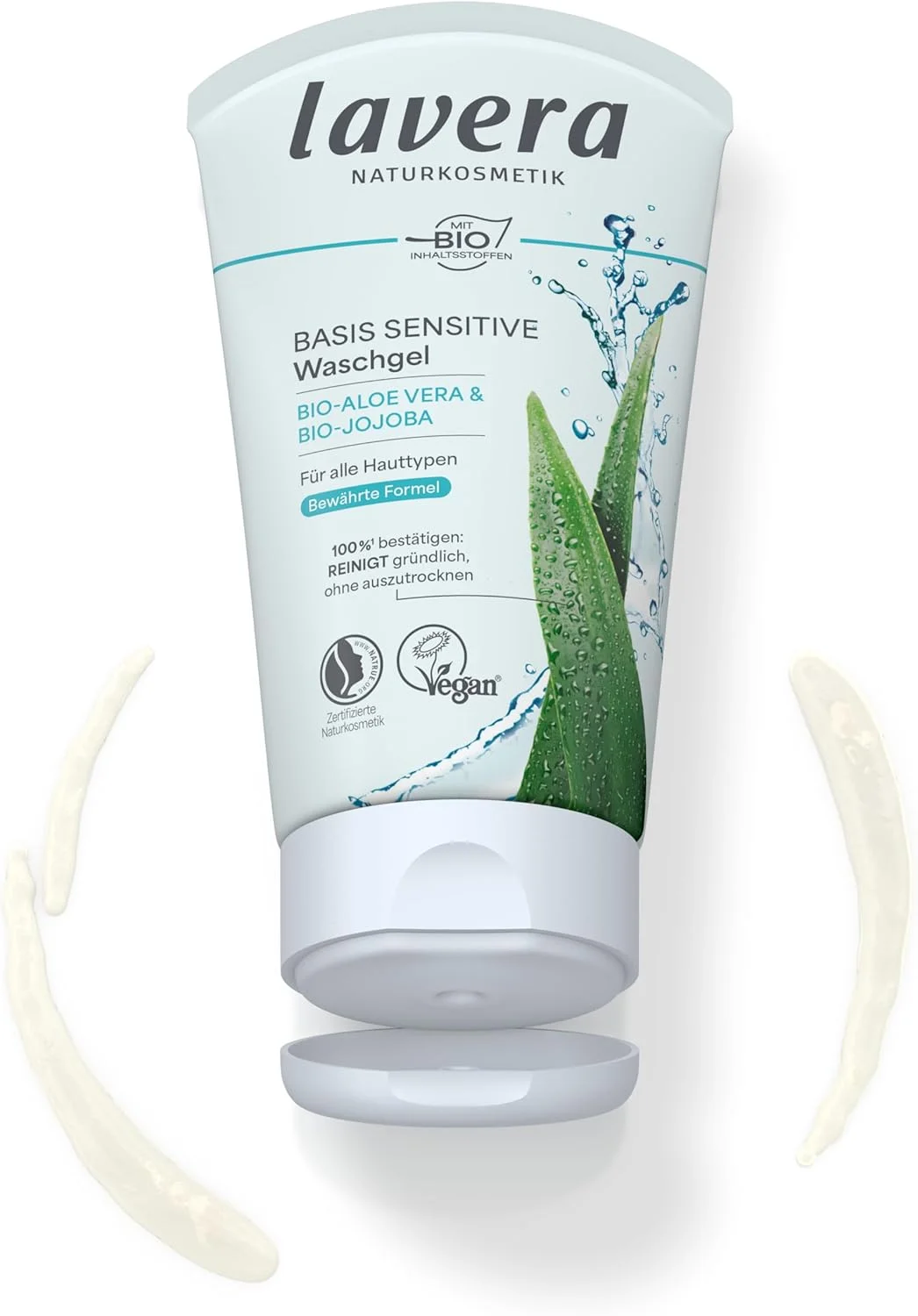 ژل شستشوی صورت لاورا Basis Sensitiv با آلوئه ورا و جوجوبا ارگانیک ∙ طراوت بخش و شاداب کننده ∙ وگان با مواد فعال گیاهی ارگانیک، لوازم آرایشی طبیعی و نوآورانه برای پاکسازی صورت، 125 میلی لیتر (بسته 1 عددی) ژل شستشوی صورت لاورا Basis Sensitiv با آلوئه ورا و جوجوبا ارگانیک ∙ طراوت بخش و شاداب کننده ∙ وگان با مواد فعال گیاهی ارگانیک، لوازم آرایشی طبیعی و نوآورانه برای پاکسازی صورت، 125 میلی لیتر (بسته 1 عددی)