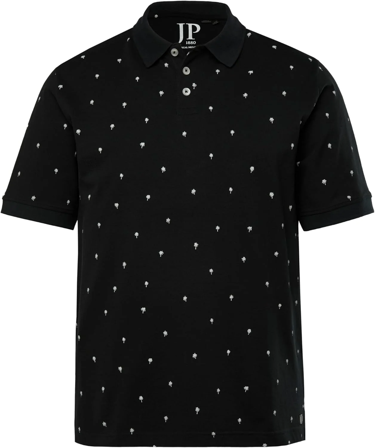 پولوشرت آستین کوتاه مردانه JP1880، پیراهن یقه دار، طرح دار، تا سایز 8 ایکس لارج