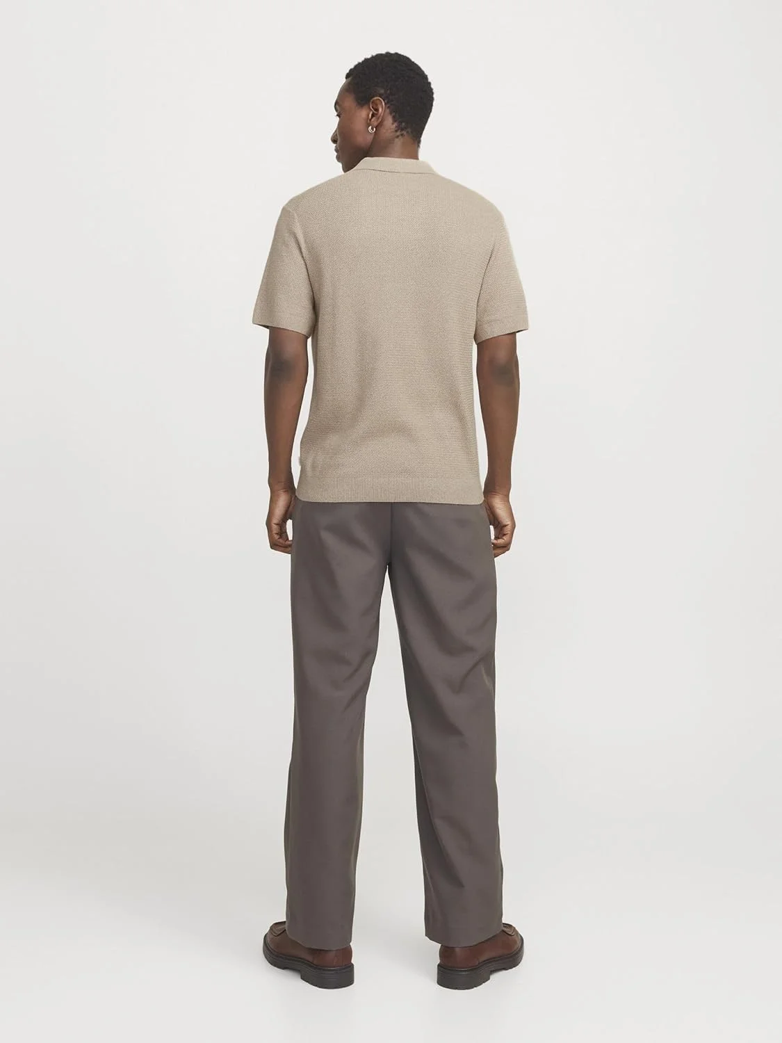 پولو بافتنی آستین کوتاه مردانه جک اند جونز مدل Jprcccooper (تک عددی)