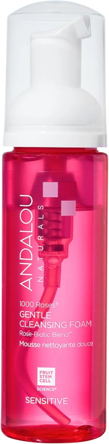 آندالو نچرالز، 1000 گل رز، فوم پاک کننده ملایم، مناسب پوست حساس، 163 میلی لیتر آندالو نچرالز، 1000 گل رز، فوم پاک کننده ملایم، مناسب پوست حساس، 163 میلی لیتر