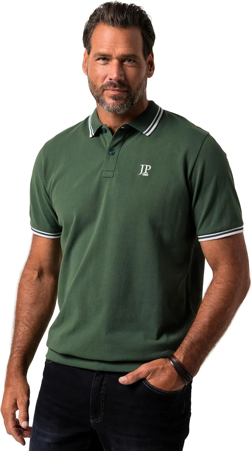 پولوشرت مردانه JP1880 با لبه دنده ای