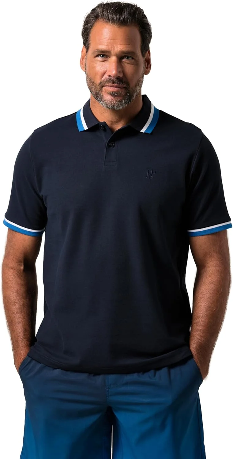 پولوشرت مردانه JP 1880 مدل Flexnamic آستین کوتاه، تا سایز 8 ایکس لارج