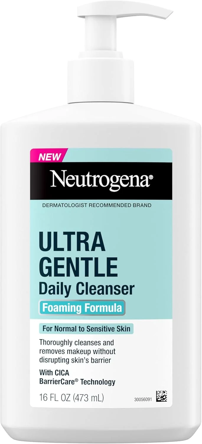 پاک کننده ملایم و آبرسان روزانه صورت نوتروژینا برای پوست حساس پاک کننده ملایم و آبرسان روزانه صورت نوتروژینا برای پوست حساس