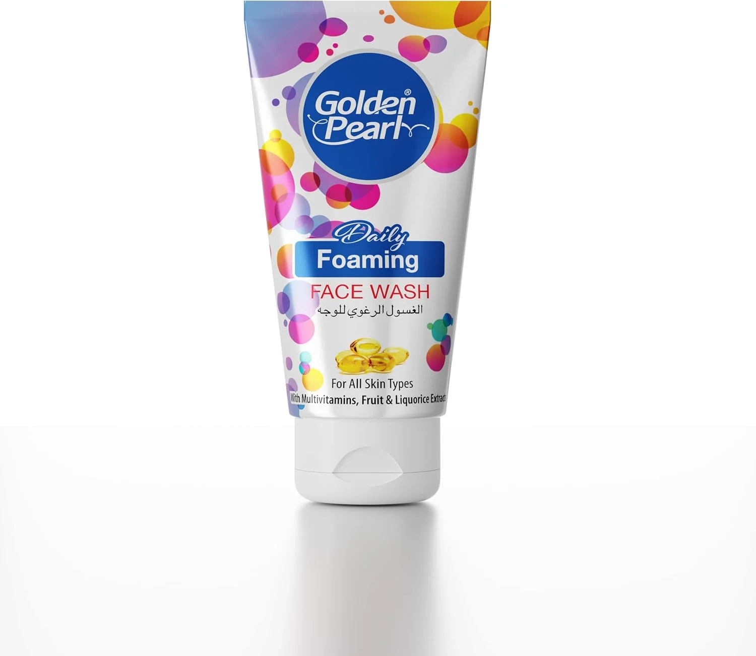 فوم شستشوی صورت مروارید طلایی ۱۵۰ میلی لیتر بسته ۲ عددی