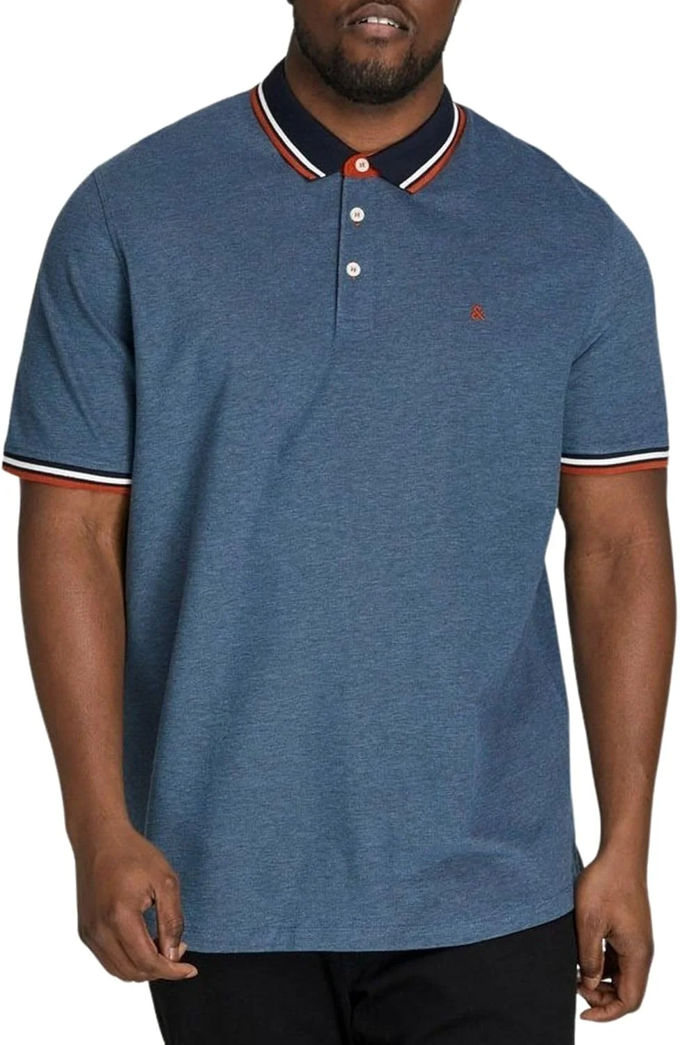 پولوشرت مردانه جک اند جونز مدل Jjepaulos آستین کوتاه با برش معمولی