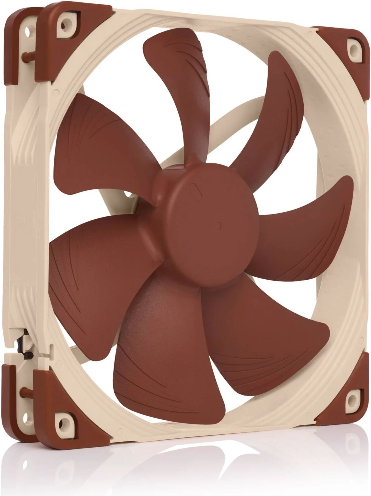 فن کیس Noctua NF-A14 5V PWM، سایز فن 140 میلی‌متر، سرعت 1500 دور در دقیقه، جریان هوای فن 82.52 CFM، نوع بلبرینگ SSO2، تکنولوژی فریم AAO، قهوه‌ای | NF-A14-5V-PWM