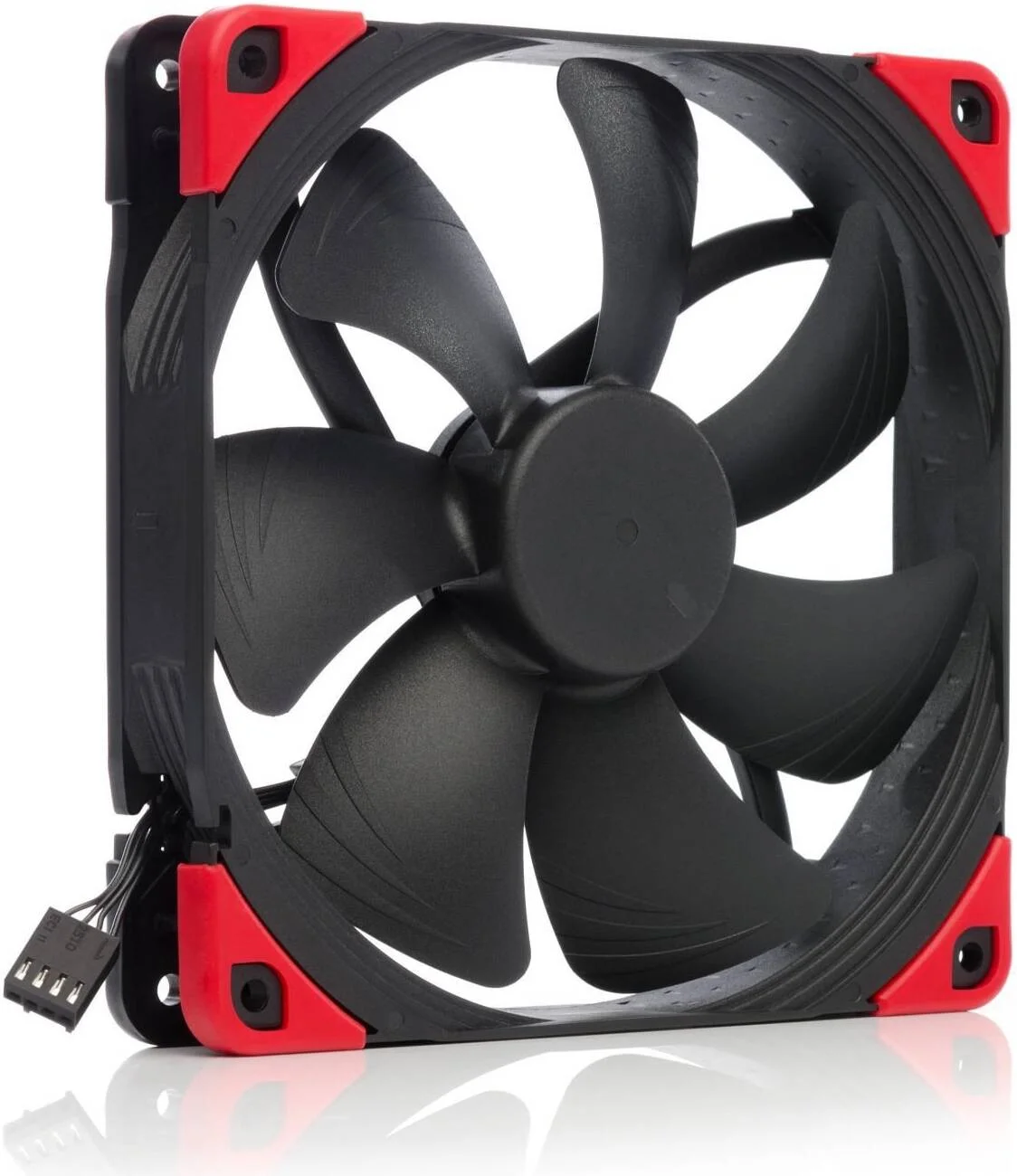 فن کیس Noctua NF-A14 PWM chromax.black.swap، سایز فن 140 میلی‌متر، سرعت 1500 دور در دقیقه، جریان هوای 82.52 CFM، تکنولوژی فریم AAO، سری A با کانال‌های شتاب جریان، Chromax Black | NF-A14 PWM CH.BK.S