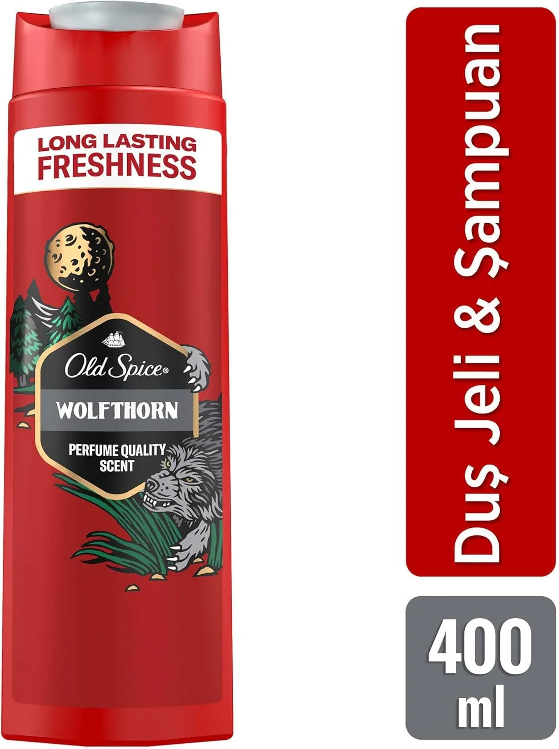 شامپو و ژل دوش 3 در 1 مردانه اولد اسپایس ولفثورن، 400 میلی لیتر، رایحه با طراوت ماندگار با کیفیت عطر، پاک کننده عمیق مو، صورت و بدن، احساس لطافت پوست شامپو و ژل دوش 3 در 1 مردانه اولد اسپایس ولفثورن، 400 میلی لیتر، رایحه با طراوت ماندگار با کیفیت عطر، پاک کننده عمیق مو، صورت و بدن، احساس لطافت پوست