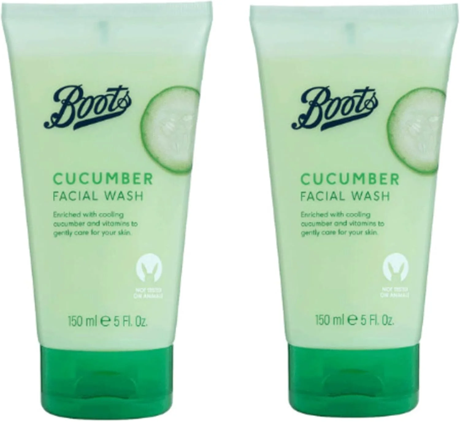 شوینده صورت خیار بوتس | 150 میلی لیتر [ بسته 2 عددی ]