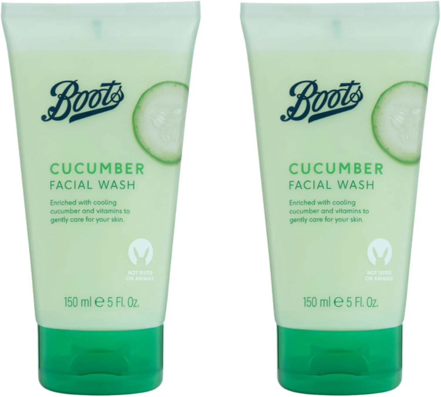 شوینده صورت خیار بوتس | 150 میلی لیتر [ بسته 2 عددی ]