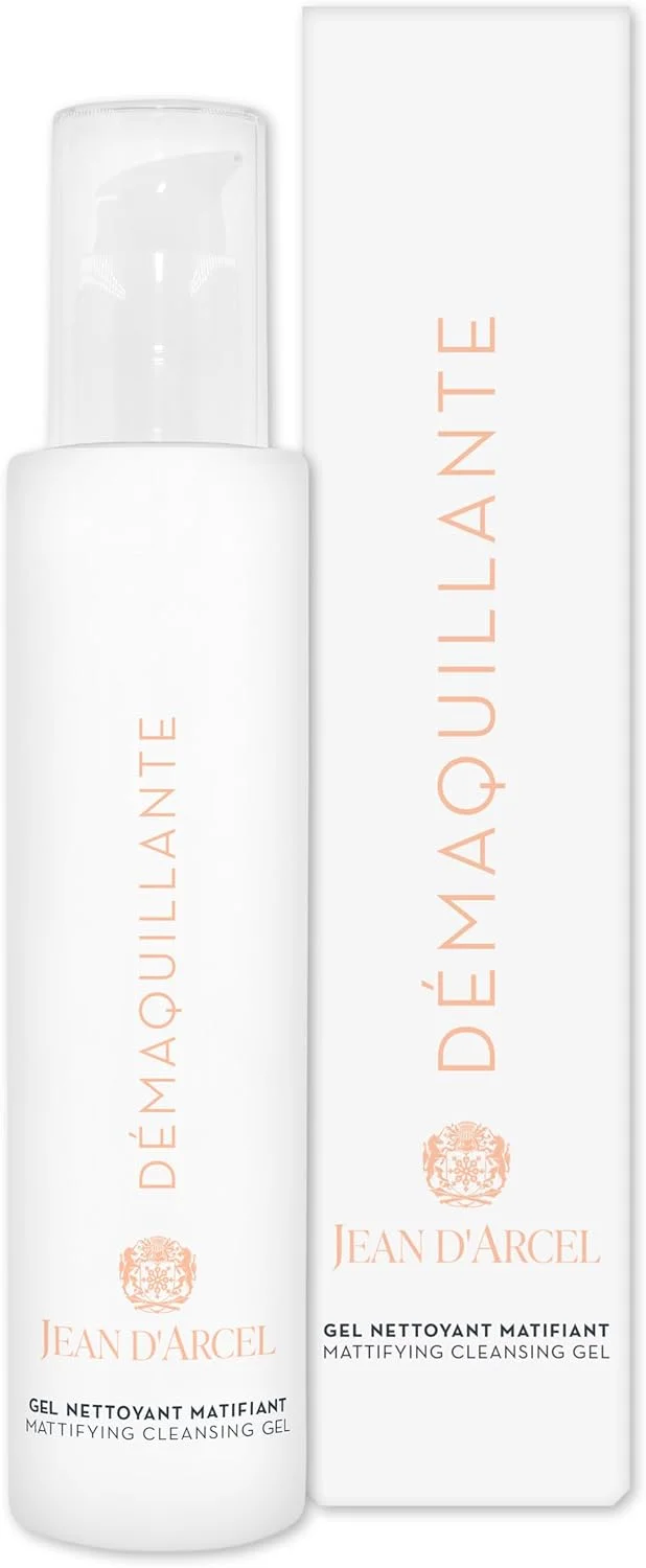 ژل پاک کننده و مات کننده پوست چرب ژان دارسل - ژل شستشوی ضد لک و جوش برای پوست های چرب و دارای منافذ باز - حاوی نیاسینامید - ژل پاک کننده مات کننده - 200 میلی لیتر