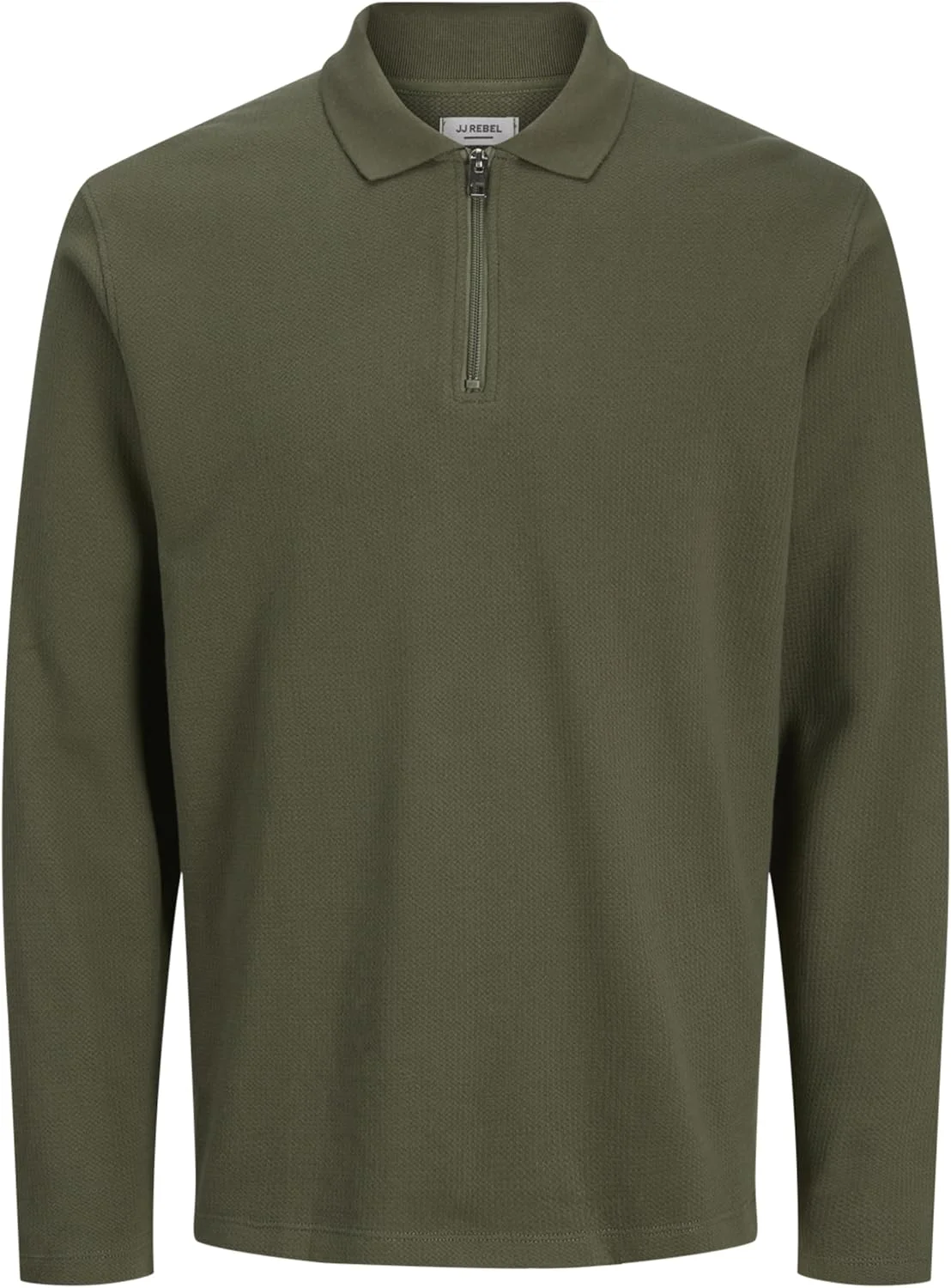 پلیور زیپ‌دار آستین‌بلند مردانه جی‌جی ریبل مدل Jrebdex Zip Polo Ls (تک عددی)