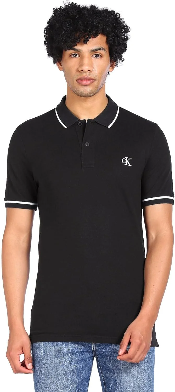 پولوشرت مردانه باریک کلوین کلاین جینز (تک عددی)