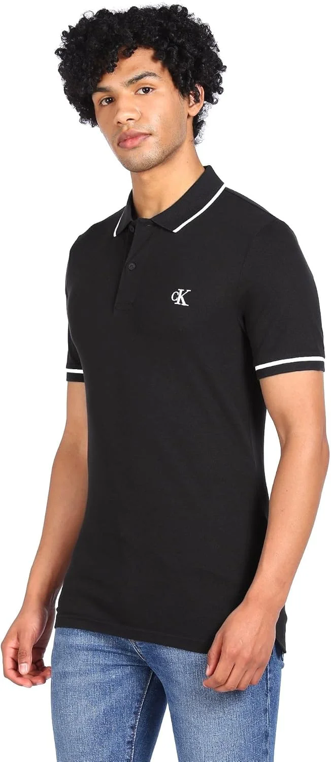 پولوشرت مردانه باریک کلوین کلاین جینز (تک عددی)