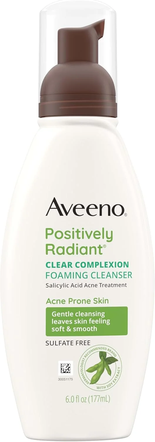 شوینده فومی صورت Aveeno Clear Complexion، 6 اونس مایع شوینده فومی صورت Aveeno Clear Complexion، 6 اونس مایع