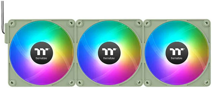 فن خنک کننده کامپیوتر Thermaltake CT120 EX Reverse ARGB، سایز 120 میلی متر، پره های معکوس، سرعت فن 2000 دور در دقیقه، جریان هوای فن 65.82 CFM، نوع بلبرینگ هیدرولیک، بسته 3 عددی، سبز ماچا | CL-F198-PL12MG-A فن خنک کننده کامپیوتر Thermaltake CT120 EX Reverse ARGB، سایز 120 میلی متر، پره های معکوس، سرعت فن 2000 دور در دقیقه، جریان هوای فن 65.82 CFM، نوع بلبرینگ هیدرولیک، بسته 3 عددی، سبز ماچا | CL-F198-PL12MG-A