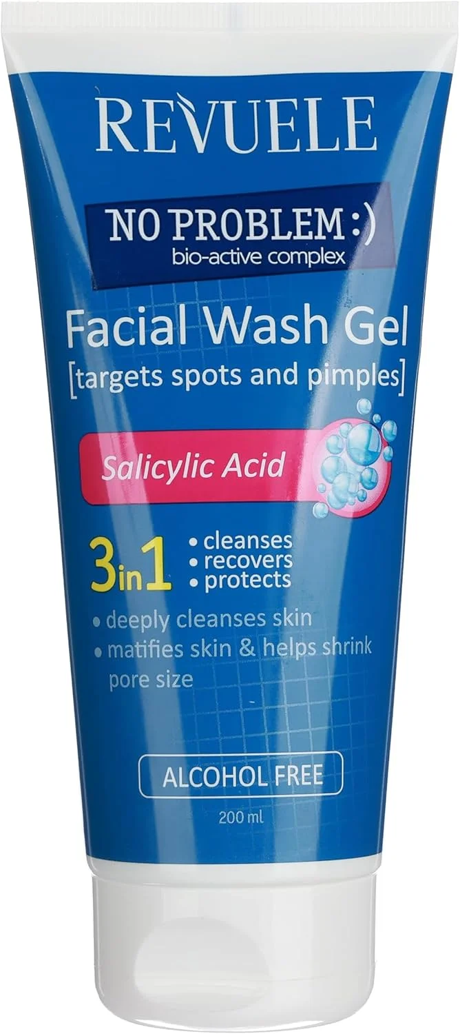 ژل شستشوی صورت Revuele No Problem ضد جوش و آکنه ژل شستشوی صورت Revuele No Problem ضد جوش و آکنه