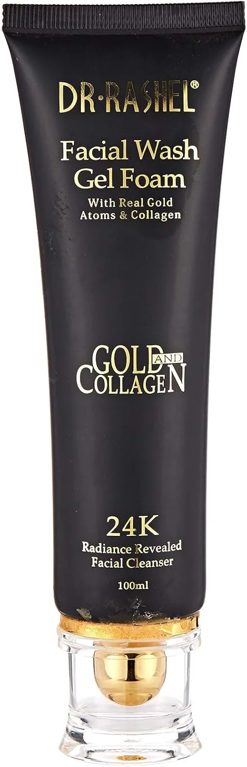 ژل شستشوی صورت دکتر راشل حاوی ذرات طلای واقعی و کلاژن، 100 میلی لیتر ژل شستشوی صورت دکتر راشل حاوی ذرات طلای واقعی و کلاژن، 100 میلی لیتر
