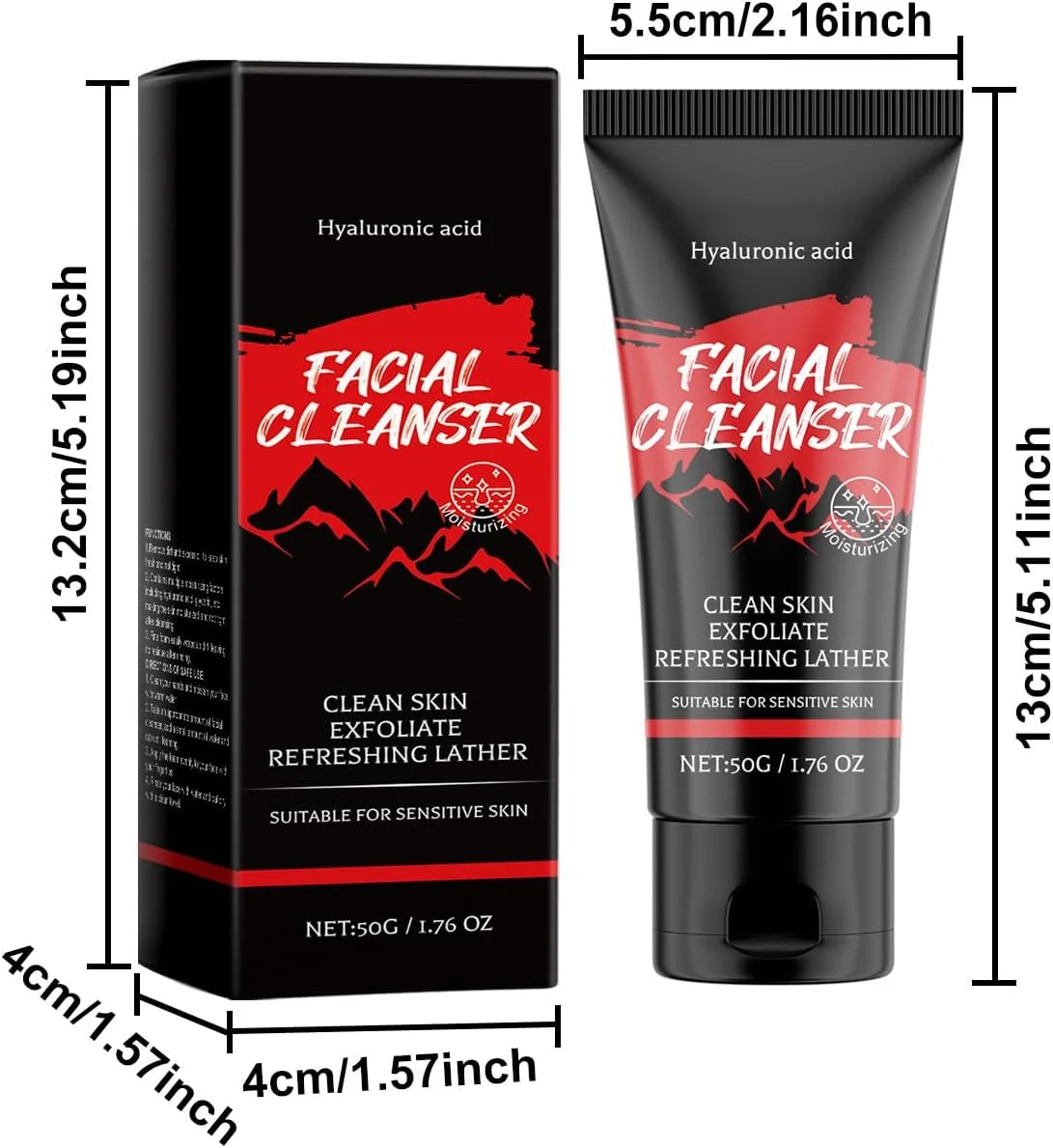 ژل شستشوی صورت حاوی هیالورونیک اسید و روغن زیتون، پاک کننده ملایم صورت، ژل شستشوی ضد جوش، ژل پاک کننده عمیق منافذ پوست، مناسب برای انواع پوست، 50 گرم ژل شستشوی صورت حاوی هیالورونیک اسید و روغن زیتون، پاک کننده ملایم صورت، ژل شستشوی ضد جوش، ژل پاک کننده عمیق منافذ پوست، مناسب برای انواع پوست، 50 گرم