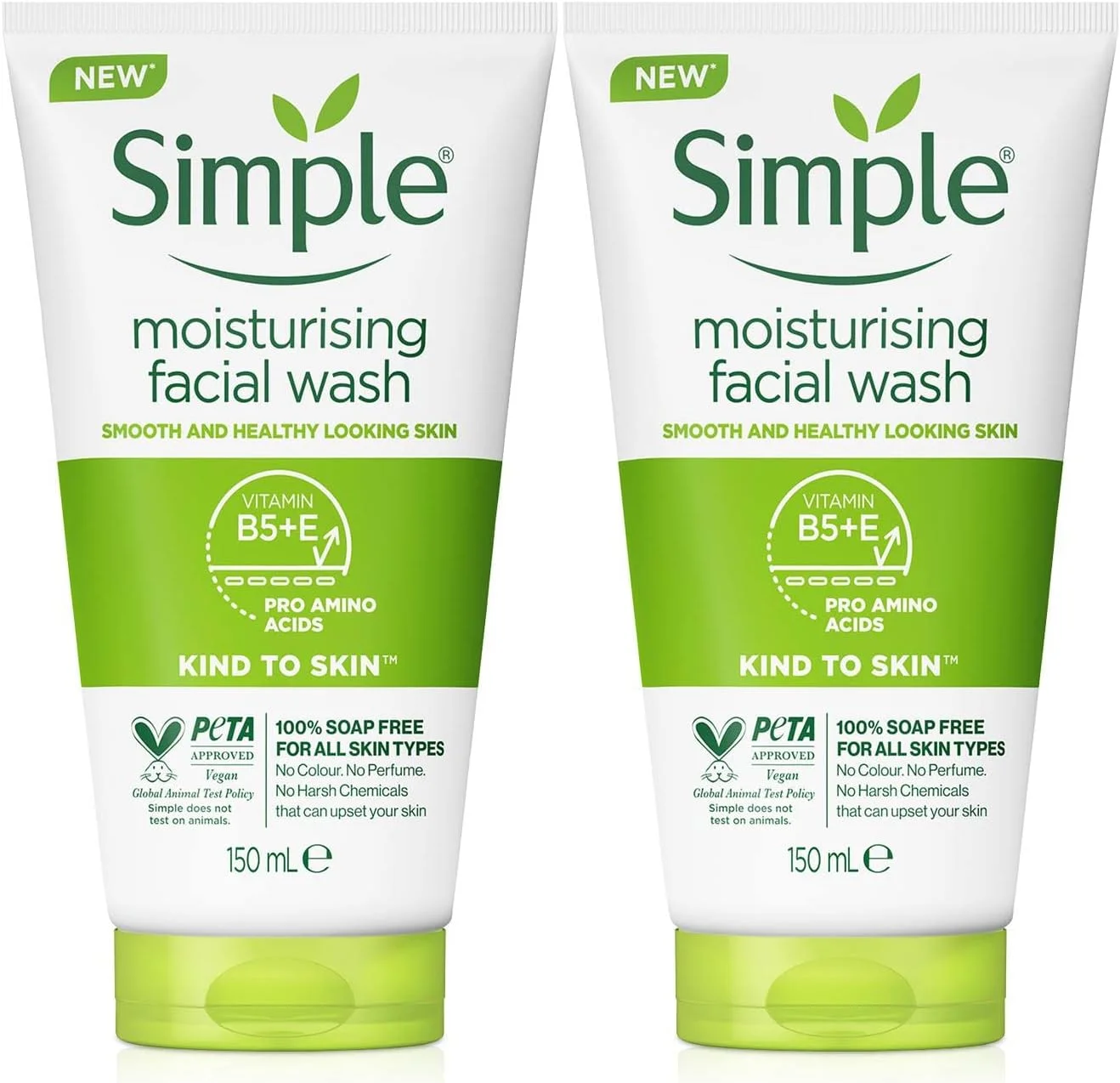 شوینده ملایم مرطوب کننده صورت (150 میلی لیتر، بسته 2 عددی) شوینده ملایم مرطوب کننده صورت (150 میلی لیتر، بسته 2 عددی)