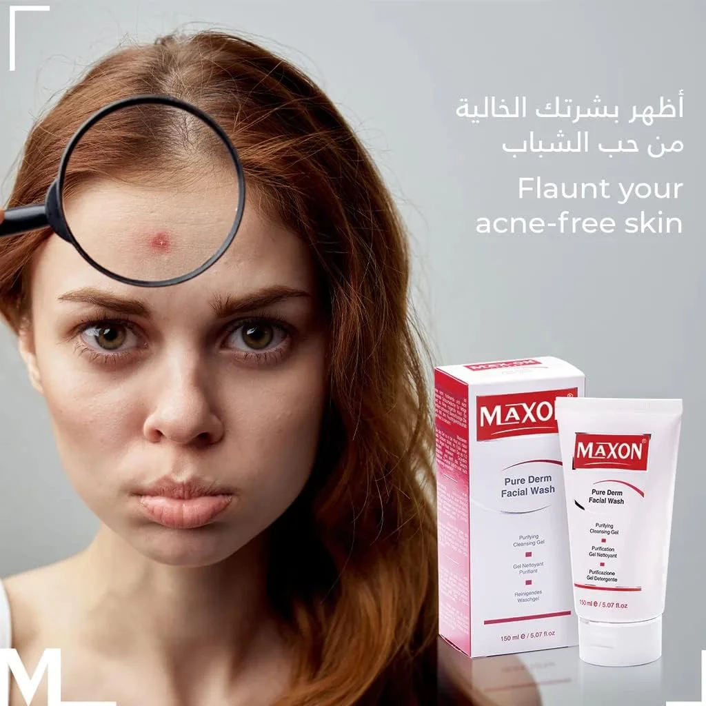 ژل فومینگ هیدرامکس مکس اون - پاک کننده ملایم صورت بدون صابون برای پوست های حساس، خشک و مختلط - فرمول آبرسان و غیر تحریک کننده - 150 میلی لیتر