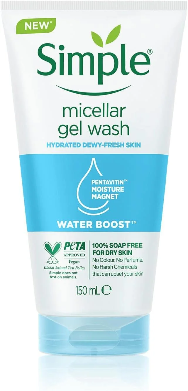 ژل شستشوی صورت میسلار سیمپل 150 میلی لیتر ژل شستشوی صورت میسلار سیمپل 150 میلی لیتر