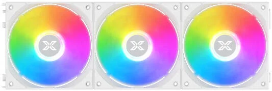 فن های Xigmatek Starlink Arctic aRGB، سایز 120 میلی متر، سرعت 1800 دور در دقیقه، جریان هوای 65.5 CFM، بلبرینگ هیدرولیک، کنترلر Mini ARGB، بسته 3 عددی، سفید | EN41310